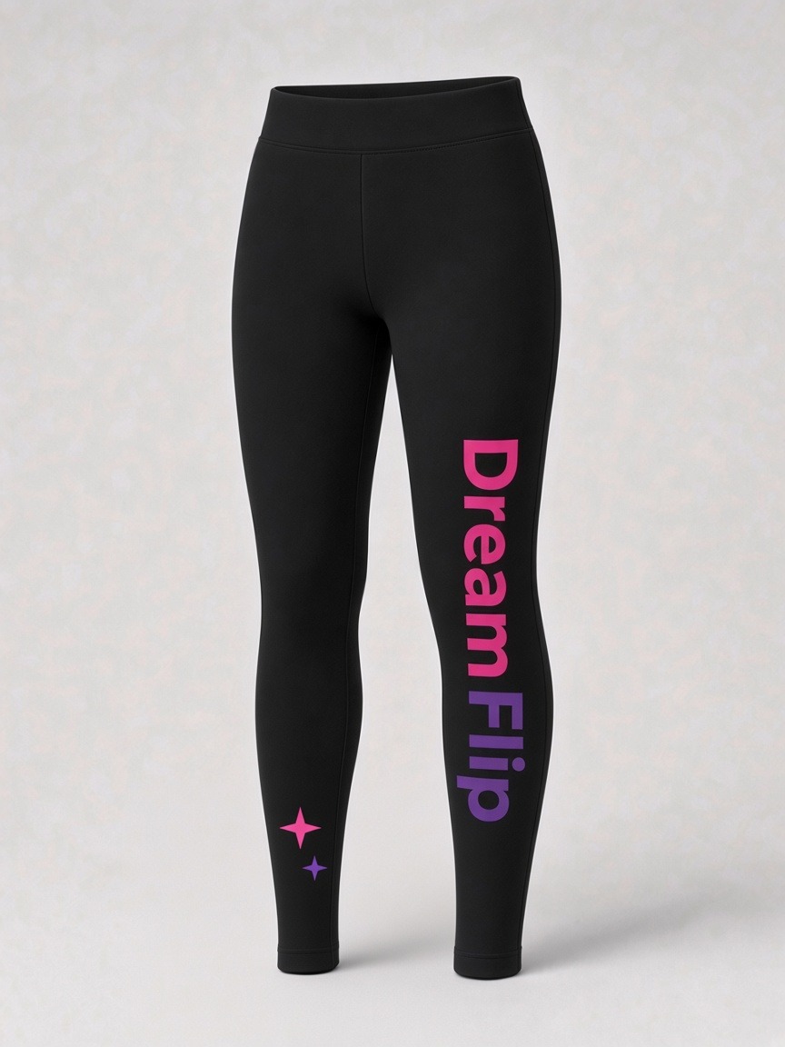 Leggings, Black, 1 of 3