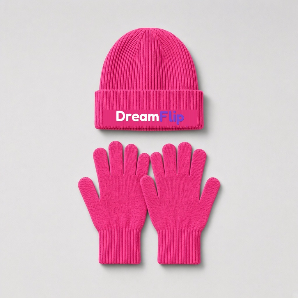 Winter Beanie, Pink, 1 of 3
